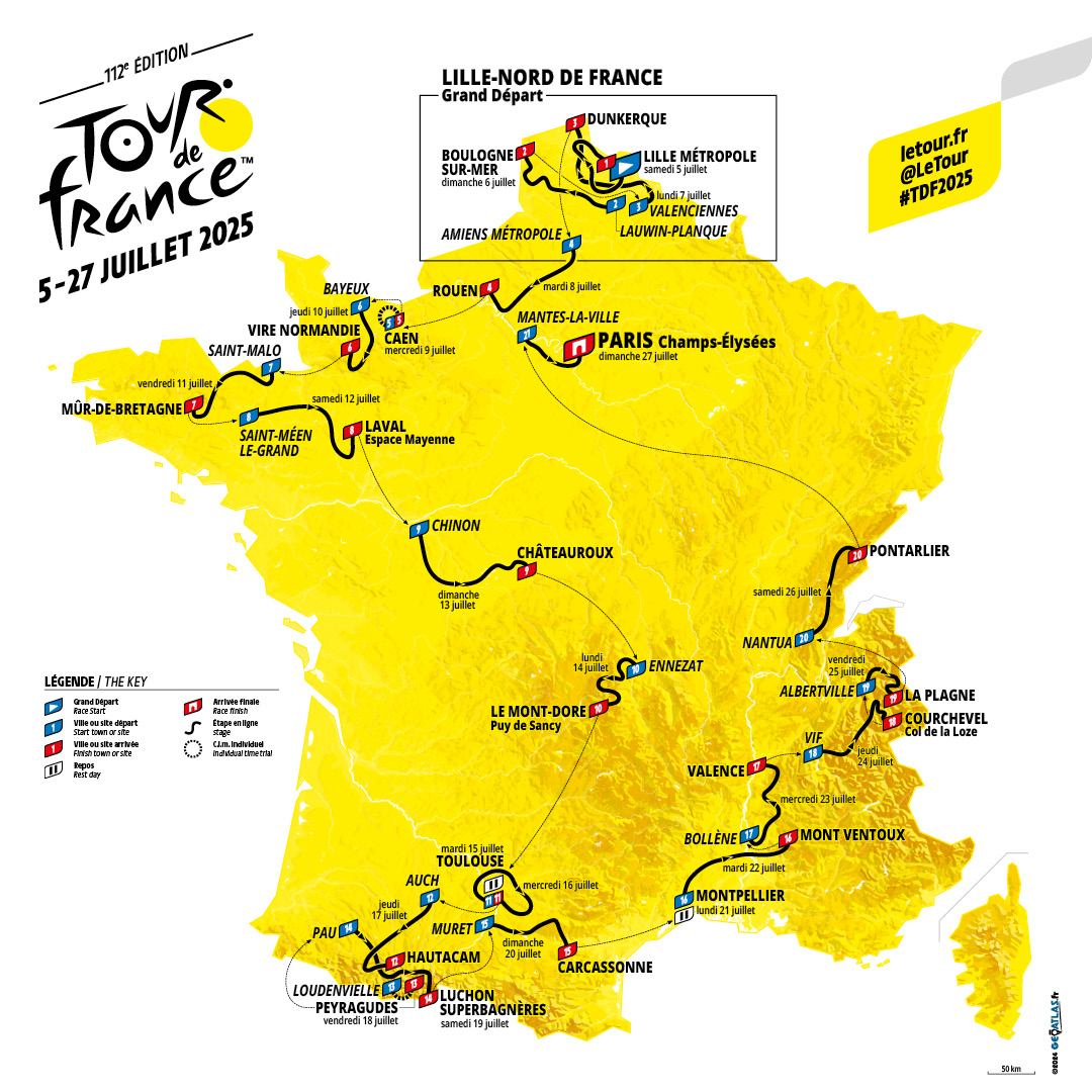 Tour de France 2025 facts